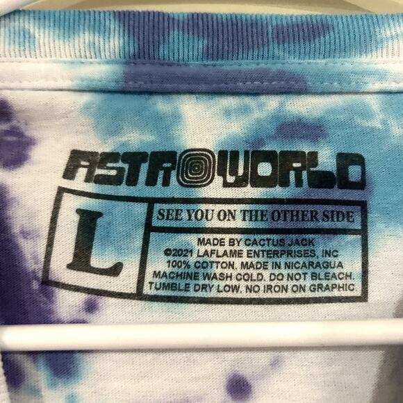 2021 Travis Scott Astrofest Tie Dye Shirt - Picture 5 of 5